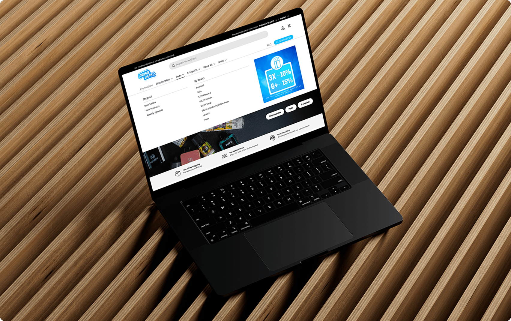 Prime Vape — Full Shopify Revamp