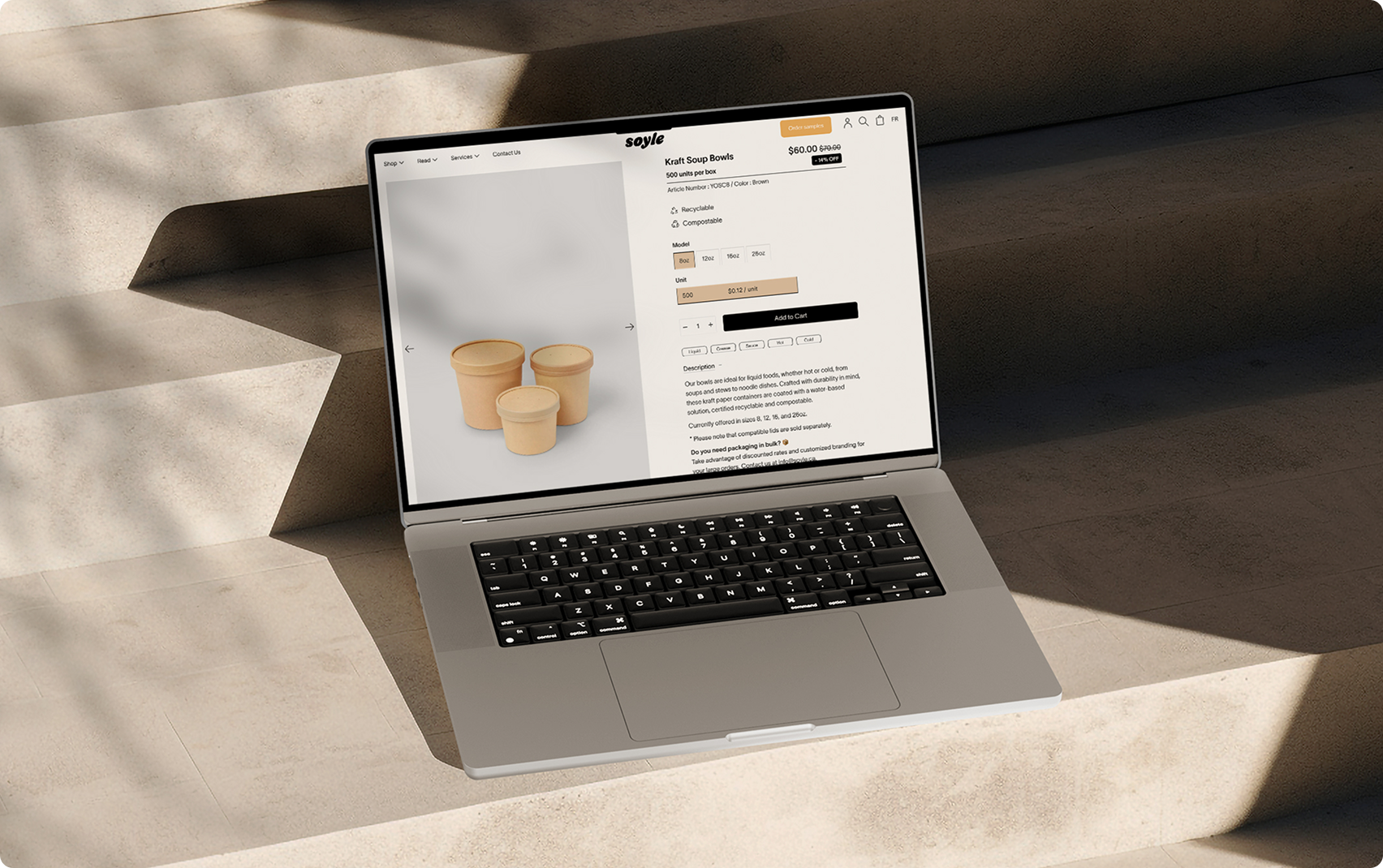 Building a custom B2B Shopify store for a greener planet